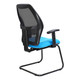 Xenon Mesh Visitor Office Chair with Y400 Adjustable Arm Rear Side View | Office Chairs | Office Stock