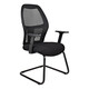Xenon Mesh Visitor Office Chair with Y400 Adjustable Arm Front Side View | Office Chairs | Office Stock