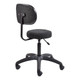 Product 3050-B Dental Typist Office Chair | COF-DCH-3050B, ergonomic black office chair with adjustable height and swivel base with five wheels.