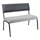 Double Seater Economy Reception Bench | Office Furniture | Office Stock Double Seater Economy Reception Bench | Office Furniture | Office Stock