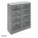 Hinge Door Bookcase with Glass Door | Steel Furniture | Office Stock Hinge Door Bookcase with Glass Door | Steel Furniture | Office Stock