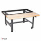 Meranti Steel Locker Bench That Accommodates Four Lockers