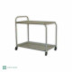 Steel Two Tier Tea Trolley