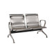 Airport Bench Stainless Steel Two-Seater | Public Seating | Office Stock Airport Bench Stainless Steel Two-Seater | Public Seating | Office Stock