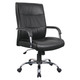 Chrome Panel High-Back Office Chair