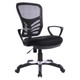 Ergonet Eco Operators Chair by 67, a Sleek Ergonomic Office Chair with Black Mesh Back and Seat, Adjustable Armrests, and a Sturdy Five-Legged Base with Wheels, Showcasing Comfort and Durability.