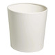 Life Tapered Waste Paper Bin, white tapered round trash bin for office or home use Life Tapered Waste Paper Bin, white tapered round trash bin for office or home use