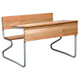 Double Combination School Desk in Saligna Wood 1200 mm Wide Double Combination School Desk in Saligna Wood 1200 mm Wide