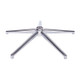 660mm Chrome Spider Office Chair Base | Bases for Office Chairs | Office Stock