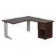 Workstation Desk with Steel Legs and Desk Height PEDESTAL-1