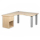 Workstation Desk with Steel Legs and Desk Height PEDESTAL-2