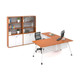 Nordic Executive Desk in Veneer Wood | Office Furniture | Office Stock