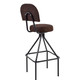 BSB500-800 Round Swivel Counter Height Chair with Backrest BSB500-800 Round Swivel Counter Height Chair with Backrest