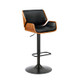 Nelia Polywood Bar Stool Adjustable Seat Height Footrest | Hospitality Furniture | Office Stock
