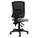 Calvi Typist Mesh Office Chair, ergonomic ergonomic office chair with adjustable height, lumbar support, mesh backrest, and cushioned seat.