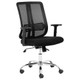 Lenny Chrome Medium-Back Office Chair - Additional View 2