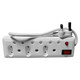 Product 3 x 16A SA & 3 X Euro Multi-Plug, Electrical Power Strip with Multiple Outlets and Power Switches.