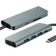 7 in 1 USB C Hub (HDMI x 1 - USB 3.0 x 3 - DP x 1 - SD x 1 - TF x 1) | Adaptors | Office Stock