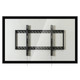 Flat Mounting Bracket 60 - 100 Inch, black metal TV wall mount bracket for large screens.