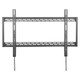 Flat Mounting Bracket 60 - 100 Inch AL0133, sturdy black metal support frame for mounting large flat-screen TVs.