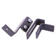 Bracket Partition Board Hanging Set 30 mm to 75 mm, Metal Wall Mounting Brackets with Screws for Partition Board Hanging.