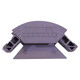 Part - Corner Standard Frame, including screws and plugs, for secure furniture or fixture assembly.