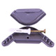 Part - Slimline Corner Cap Set of 4 (Incl Screws) AL3007, gray corner cap with screws and plastic plugs for corner protection and finishing.