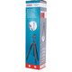 Deluxe Tripod 1570mm - Black AL6120, product packaging box showing a professional black tripod with adjustable legs and a mounting plate for photography or videography, suitable for various camera styles.