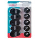 Remote Control Security Cable AL6200, black security cable with plastic handles and metal locking mechanisms designed for security purposes.