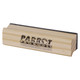 Chalk Board Wood Duster, boxed 150*35mm grey wooden duster for cleaning chalkboards.