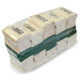 Wood Chalk Board Duster (50x35mm-Pack of 10), image showing a pack of ten chalkboard dusters wrapped in plastic, ideal for cleaning or erasing chalk marks from wooden chalkboards.