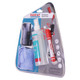 Whiteboard Starter Pack BA0200, product packaging with markers, cleaning cloth, and eraser for whiteboards.