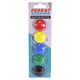 Circular Magnets (5 per Card - Assorted - Size: 30mm)