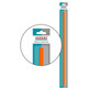 Magnetic Flexible Strip, Orange 1000*15mm BA1115O for versatile magnetic applications.