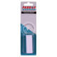 Magnetic Label Carriers (20*60mm - 10 Pack), product package with a clear plastic container holding ten white magnetic label carriers for organizing items.