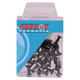 Push Pins (Boxed 30 - Black), Product Packaging Showing a Clear Plastic Box Filled with Black Push Pins for Office or School Use.