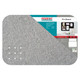 Adhesive Pin Board (No Frame - 450*300mm - Grey) BD0315L, grey adhesive pin board with six holes for easy mounting, suitable for office and home decoration.