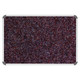 Product Bulletin Board, Aluminium Frame - 600x450mm - Tropical Design with Colored Fabric Surface