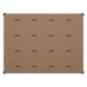 Bulletin Board Ribbed Aluminium Frame (1200x900mm - Laurel)