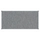 Bulletin Board Ribbed Aluminium Frame, 2000 x 1200 mm - Laurel, Product Image Showing a Rectangular Grey Ribbed Aluminium Framed Bulletin Board.