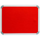 Info Board (Aluminium Frame - 1200*900mm - Burnt-Orange) | Info Boards (Aluminium Frame, Felt) | Office Stock