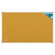 Info Board Aluminium Frame, 1500 x 1200 mm Beige - Durable Notice Board with Aluminium Frame for Office or Public Spaces