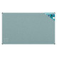 Product Info Board, Aluminium Frame Grey 1500 x 1200 mm, Model BD0760L for Displaying Information.