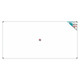 Whiteboard 1800*1200mm (Magnetic) BD0968, a large magnetic whiteboard with a sleek white surface and aluminum frame for offices and classrooms.