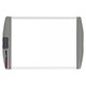 Slimline Magnetic Whiteboard (600*450mm - Retail) BD1120A, product image showing a modern, sleek whiteboard with magnetic surface and lightweight frame.