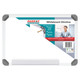 Slimline Non-Magnetic Whiteboard (300*450mm) BD1515, whiteboard with aluminum frame and mounting instructions