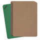 Writing Slate Chalk Markerboard (297*210mm Tens) BD2802A, product image showing a green chalkboard and a brown chalkboard with rounded corners, suitable for writing or drawing in classrooms or cafes.