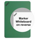 Product: Writing Slate Markerboard/Chalk Paint (297*210mm - Carded) BD2805, image of packaging labeled as a marker whiteboard on reverse with a green and white design.