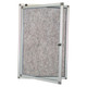 Hinged Pinning Display Case (900 x 600 mm - Grey) BD3825L, Grey-Coloured Display Case with a Hinged Door and Pinning Surface for Showcase Displays.