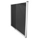 Pinning Display Case, 1200*900mm black display case with a lockable sliding door for showcasing products or artwork.